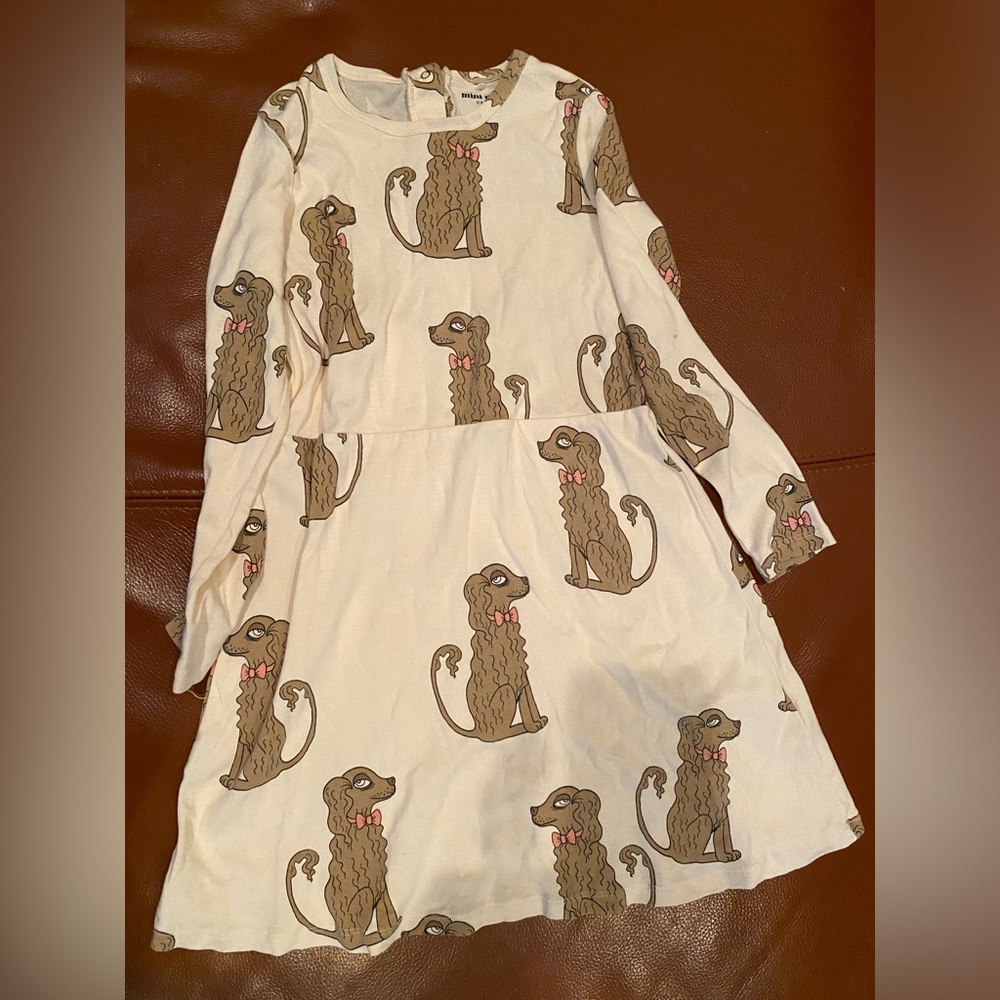 Mini Rodini Poodle Dog Dress 116-122 Girls